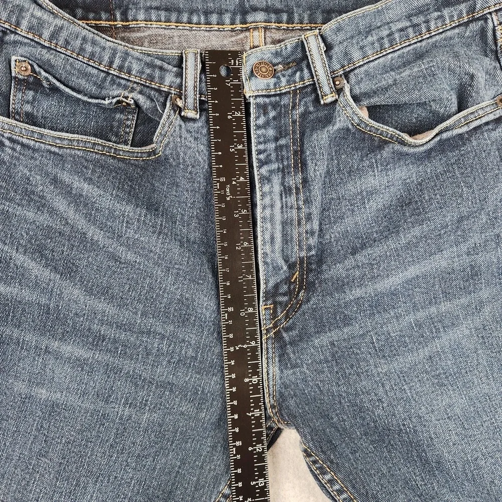 Levi's 505 Regular Fit Straight Leg‎ Jeans Men's W34 L34 Mid Rise Stretch